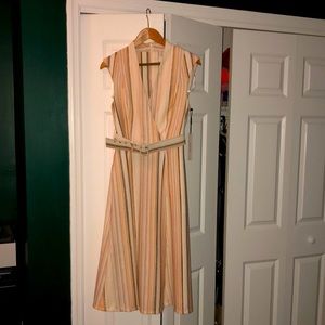 Womens Calvin Klein belted dress-New!